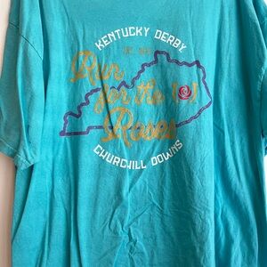 Kentucky Derby Teal T-Shirt